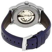 Emporio Armani Luigi Chronograph Blue Dial Blue Leather Strap Watch For Men - AR60011