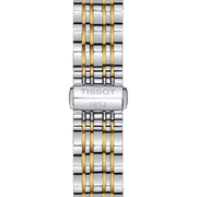 Tissot T Classic Carson Quartz White Dial Two Tone Steel Strap Watch for Men - T085.410.22.013.00