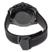Tag Heuer Aquaracer Automatic Chronograph Special Edition Titanium Grey Dial Black Leather Strap Watch for Men - CAY218B.FC6370