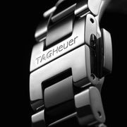 Tag Heuer Aquaracer Quartz Diamonds Black Dial Two Tone Steel Strap Watch for Women - WAY131G.BA0913
