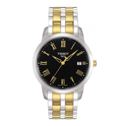 Tissot T Classic Dream Black Dial Two Tone Steel Strap Watch for Men - T033.410.22.053.01