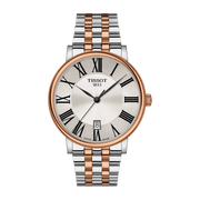 Tissot Carson Premium Powermatic 80 Silver Dial Two Tone Steel Strap Watch For Men - T122.407.22.033.00