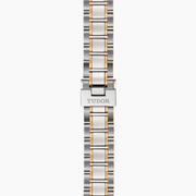 Tudor Style Automatic Diamonds Black Dial Two Tone Steel Strap Watch for Men - M12713-00011