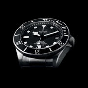 Tudor Pelagos Black Dial Grey Steel Strap Watch for Men - M25600TN-0001