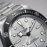 Tudor Black Bay 54 Silver Dial Silver Steel Strap Watch for Men - M7943A1A0NU-0002
