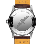 Breitling Navitimer Automatic 41 Grey Dial Brown Leather Strap Watch for Men - U17326121M1P1