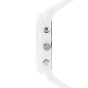 Lacoste 12.12 Chronograph White Dial White Silicon Strap Watch for Men  - 2011246