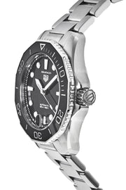 Tag Heuer Aquaracer Professional 300 Automatic Black Dial Silver Steel Strap Watch for Women - WBP231D.BA0626