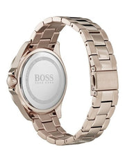 Hugo Boss Premiere Rose Gold Dial Rose Gold Steel Strap Watch for Women - 1502443