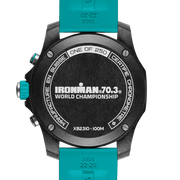 Breitling Endurance Pro Ironman 70.3 World Championship Grey Dial Turquoise Rubber Strap Watch for Men - X823105C1M1S1