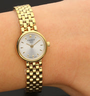 Tissot T Lady Lovely Silver Dial Gold Steel Strap Watch For Women - T058.009.33.031.00