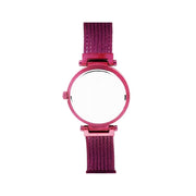 Guess Soho Pink Dial Pink Mesh Bracelet Watch For Women - W0638L6
